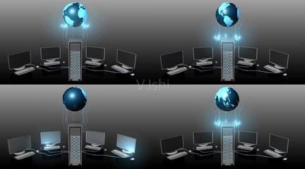 IT科技扁平高科技電腦網(wǎng)絡(luò)傳輸_1920X1080_高清視頻素材下載(編號:1431786)_實(shí)拍視頻